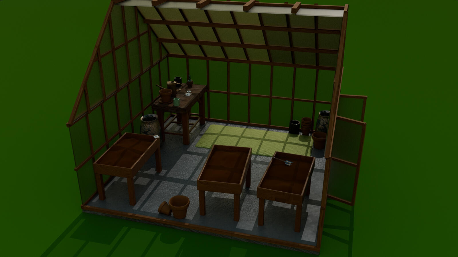 Green House Interior