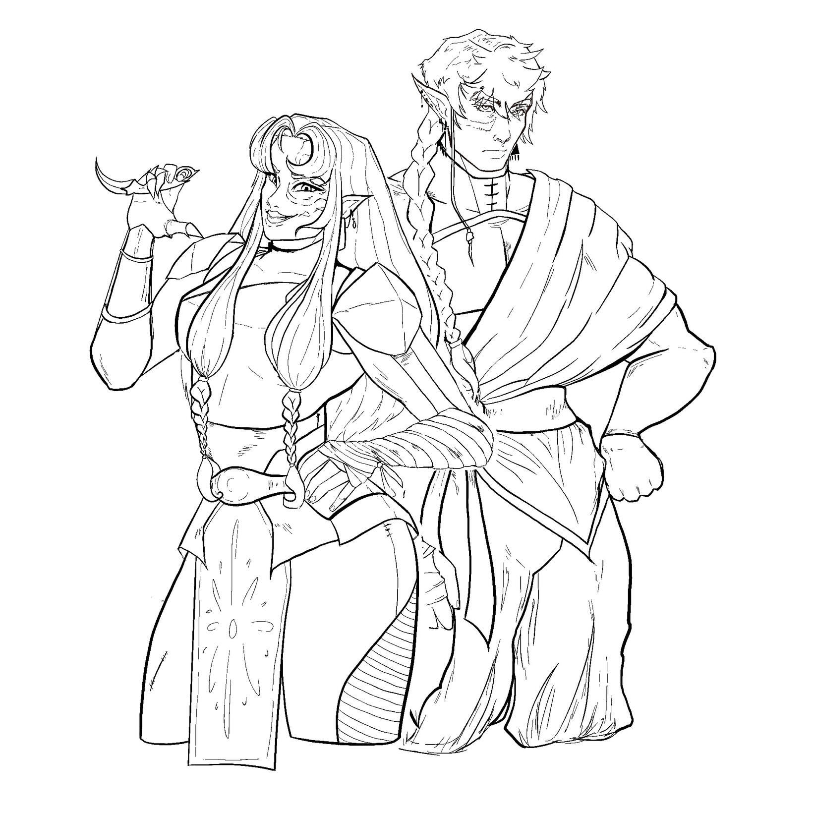 '23 Procreate, Lineart, 3 Hours