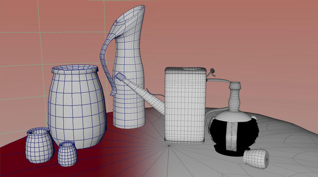 Table Wireframes Combine